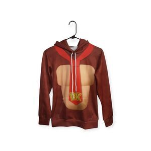 Donkey Kong DK Characters Full Print Hoodie Youth Large